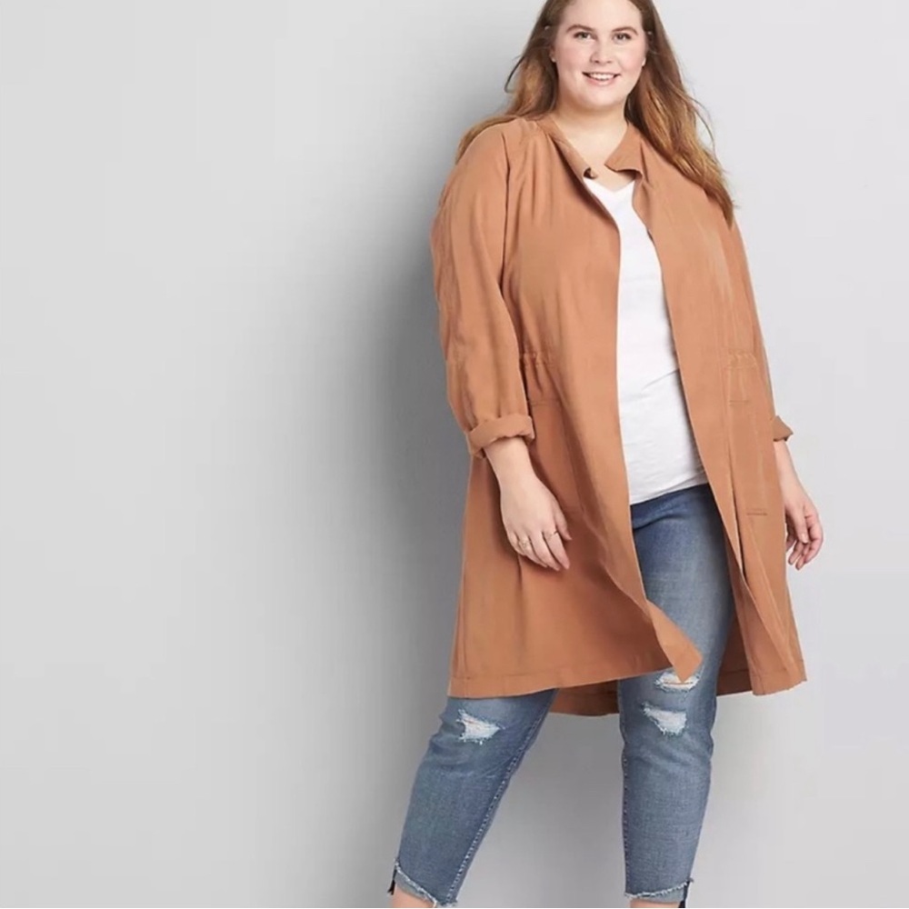 14/16 Lane Bryant Twill Utility Duster